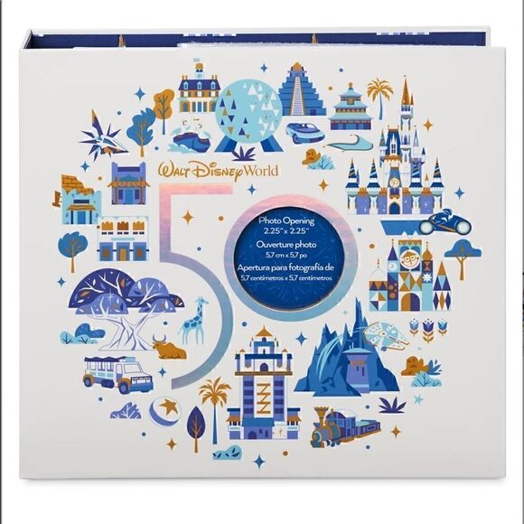 NWT Walt Disney World 50th Anniversary Photo Album – Medium - Picture 1 of 5